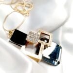 Geometrical design Crystal Pendant - Image 2
