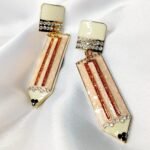 Pencil Zircon Earrings - Image 2
