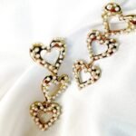 Heart Stainless Steel pearl Earrings