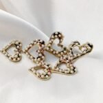 Heart Stainless Steel pearl Earrings - Image 5