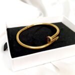 Stainless Steel Cartier Design Nail Handcuff - Image 3