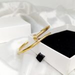 Stainless Steel Cartier Design Nail Handcuff - Image 6