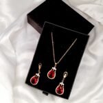Red Rubi AD Quality Crystal Set