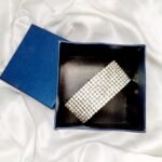 Zircon stretchable Silver White hand bracelet - Image 4