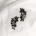 Vintage Rhinestone Zircon Ear Studs - Image 3
