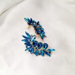 Vintage Rhinestone Zircon Ear Studs - Image 5