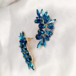 Vintage Rhinestone Zircon Ear Studs - Image 6