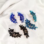 Vintage Rhinestone Zircon Ear Studs