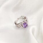 Purple Skeleton Silver Ring - Image 3