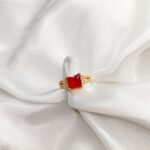 Royal Red Stainless Steel Ring