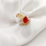 Royal Red Stainless Steel Ring - Image 4