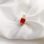 Royal Red Stainless Steel Ring - Image 5