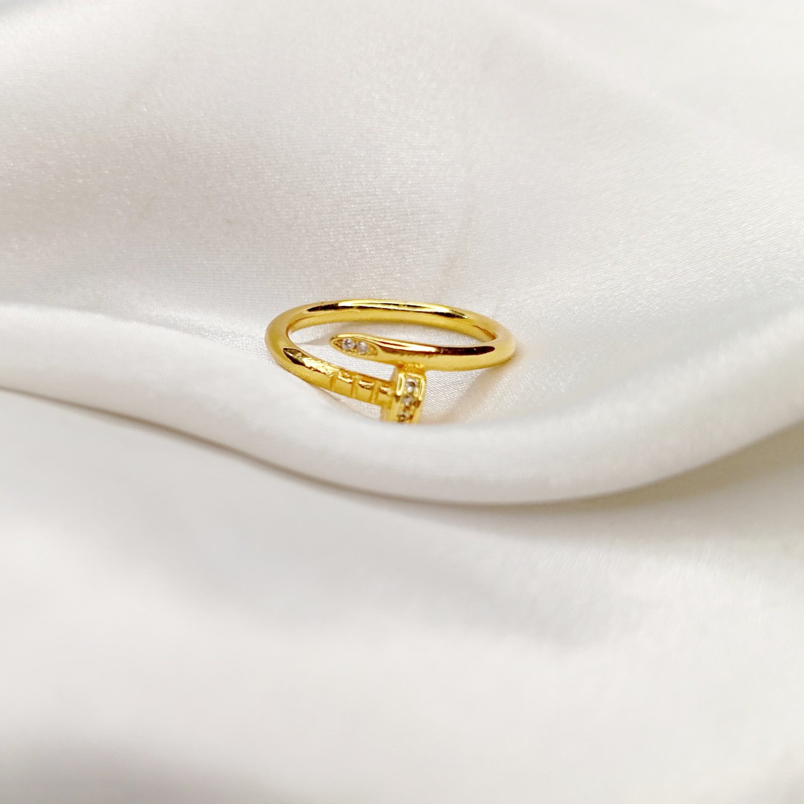 WhatsApp Image 2024-09-04 at 9.19.56 PM Stainless Steel Cartier Nail it Master Ring - Image 1