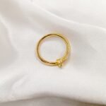 Stainless Steel Cartier Nail it Master Ring - Image 8