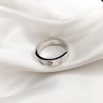 Love Silver Stainless Steel Ring - Image 2