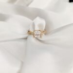 Rose Gold One Crystal High Quality ring - Image 3