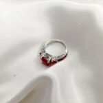 Zircon Silver rubi high quality ring - Image 2