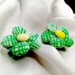 Cute Flower Green Twin pins - Image 3