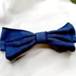 Navy Blue Jeans Bow - Image 4