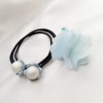Ice Blue Hair pins and ponnies set