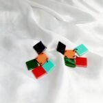 Vintage Cosby  multi Earrings - Image 3