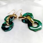 Block Chain Drop Earrings - Image 3