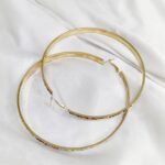 Rebecca big Zircon hoops - Image 3