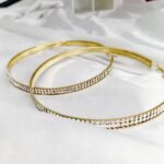 Rebecca big Zircon hoops - Image 6