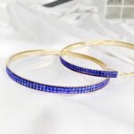 Rebecca big Zircon hoops - Image 7