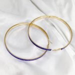 Rebecca big Zircon hoops - Image 2