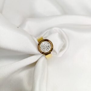 Imported Versace Ring Pure Stainless Steel 6,7 size - Image 2