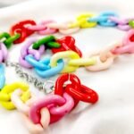 Multi Chain Lightweight Multi Color Girls Neck Piece - Image 4