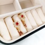 Flower zircon stainless steel long bali - Image 7