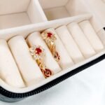 Flower zircon stainless steel long bali - Image 4