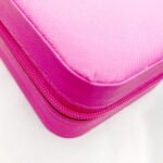 Pink Jewelery Box WIth Zip  and partitions - Image 6
