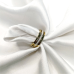 Liner Stainless Steel Chala / Ring with zircons