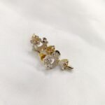 Memoir Gold plated Faux Ruby and Synthetic Diamond Fashion Women Stylish Latest - Image 7