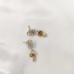 Memoir Gold plated Faux Ruby and Synthetic Diamond Fashion Women Stylish Latest - Image 6