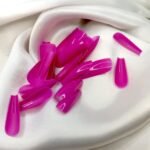 Coffin / Ballerina Artificial Nails 24 pieces | Choose Color - Image 11