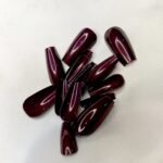 Coffin / Ballerina Artificial Nails 24 pieces | Choose Color - Image 17