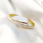 Car-tier Nail Zircon Stainless Steel handcuff - Image 3