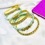 Ice blue Kara bangle Set - Image 3