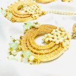 Pistachu Chand bali and tikka - Image 3