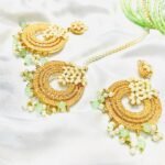 Pistachu Chand bali and tikka - Image 4