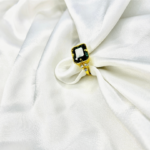 Emerald Green Faceted Amazonite Cz Pave Female Finger Ring For Women Birthday Gift - Image 5