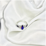 Chrome Rainbow Fire Size 9 CZ Mystic Topaz 925 Silver Chrome Cocktail Promise Ring New! - Image 6