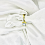 Female Round Zircon Bridal Sets Silver Gold Color White Crystal Stone Crossed Wedding Bands Promise Engagement Rings For Women - Image 3