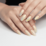 reusable light metalic 12 pcs nails set