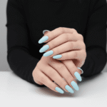 reusable babysky blue medium nails 12 nails set