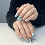 funcky snake moon two shaded coffin nails set